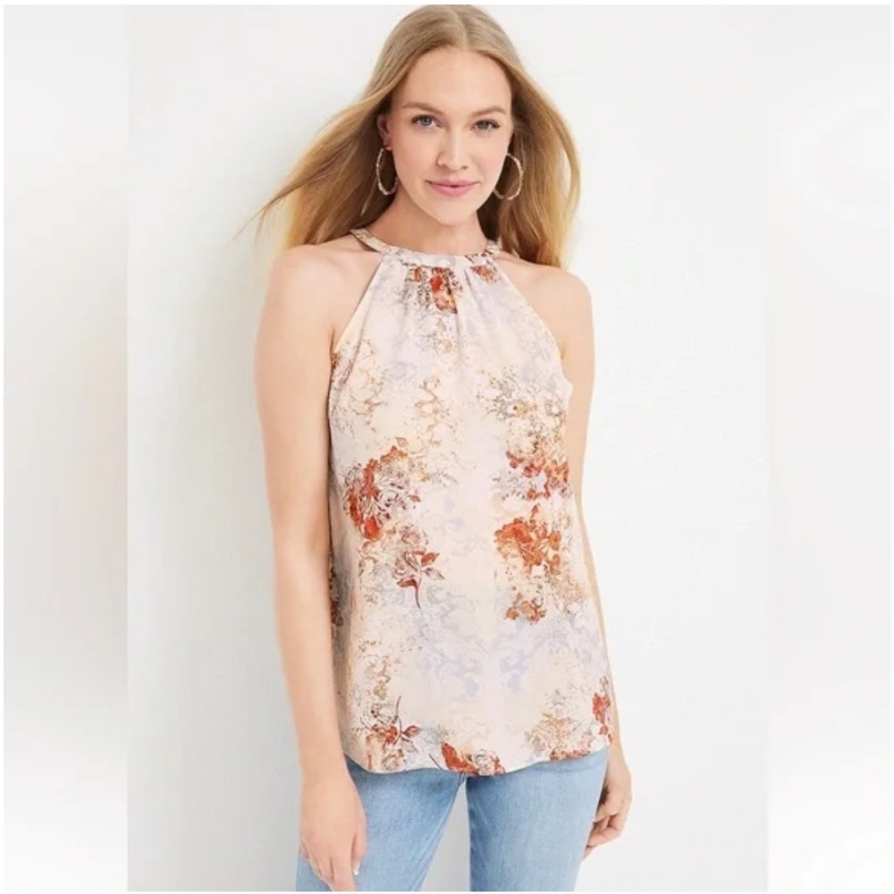 Floral Halter Top Maurices XL